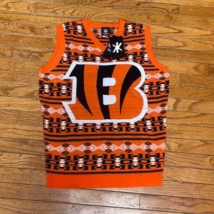 Bengals Sweater Vest Medium